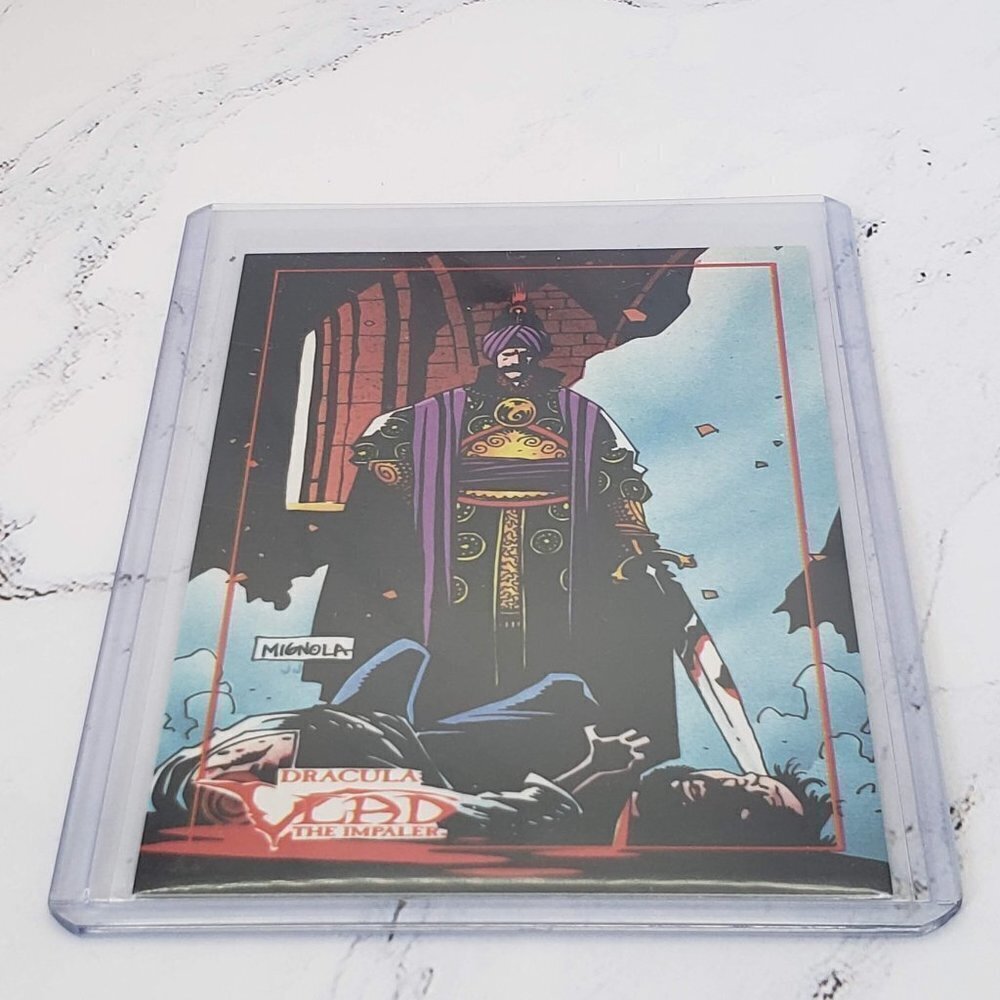 1992 Topps Bram Stoker's Dracula Art Puzzle Vlad The Impaler #1 - Picture 2 of 4